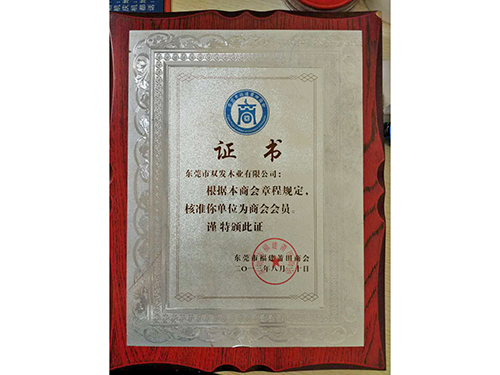 福建莆田商會(huì)會(huì)員證書(shū)